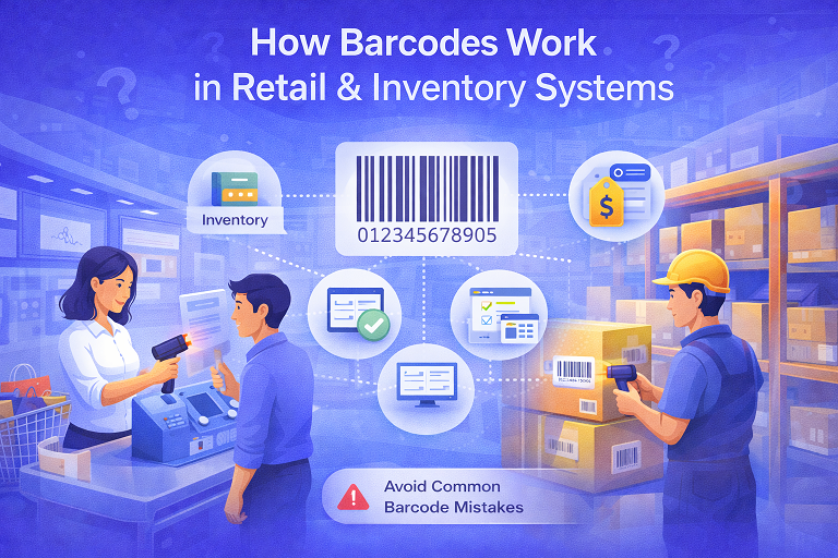 How Barcodes Work in Retail & Inventory Systems